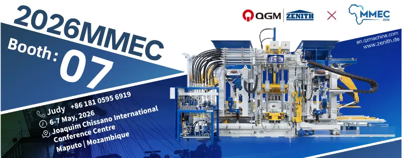 A Quangong Machinery Co., Ltd. nagy hatékonyságú téglagép-megoldásokat mutat be a 2026-os MMEC kiállításon